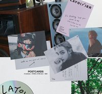 BTS V (Layover) Música Pop Coreana, Decoración de Pared Coleccionable para Todas las Edades, Arte, CD, Fotografías, Libro de Letras, Plástico, Papel