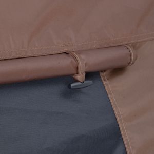 Gazebo Pop-Up a 6 Lati con Tende Rimovibili per la Privacy e Protezione dal Vento, Tettoia Parasole 12.5x1 e 12 Finestre in Rete - Product Image 6