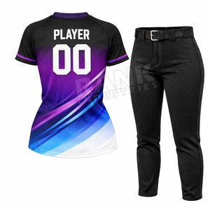 Nouvel uniforme de softball de style moderne, haute qualité, nouveau design, vêtements de sport, uniforme de softball à prix abordable - Product Image 2