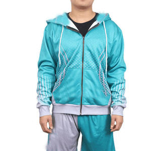 Sublimation Print Men's Winter Fleece Zipper Hoodie 100% <b>Polyester</b> Quick Dry Windproof Anti-Shrink Breathable Sweatshirt Sale - Product Image 4