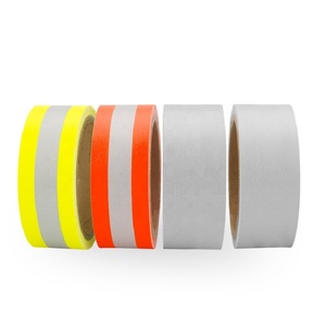 Ruban de sécurité réfléchissant en coton haute visibilité, ignifuge, rétro-réfléchissant, tissu FR pour uniforme de pompier - Product Image 2