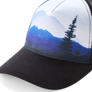Gorra Trucker de Malla con Estampado Digital Moderno, Diseño Ligero con Patrones Vibrantes, Correa Ajustable para Eventos Deportivos al Aire Libre - Product Image 3