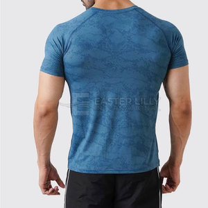 Ropa de Gimnasio, Nueva Llegada, Camiseta Deportiva para Hombre, Precio Económico, Diseño Personalizado - Product Image 4
