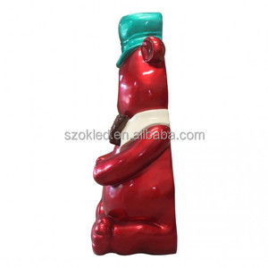 Gummy Bear Photo Op arrugginito Soda può fumetto avvoltoio barilotto tavolo carrozza cimitero Zombie coppia sposata scheletro in fibra di vetro - Product Image 4