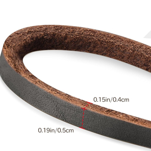 Wholesale Custom Color Leather Dog Leash Solid Pattern Walking <b>Training</b> Lowest Price Leather Dog Leash - Product Image 6