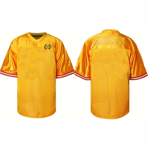 Camiseta de Rugby de Malla Personalizable al por Mayor, Uniforme de Fútbol Americano de Manga Corta, Transpirable y de Alta Calidad - Product Image 1