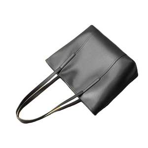 Wholesale Women Genuine Leather Eco Friendly Waterproof Shoulder <b>Bag</b> Large Capacity Classic Black Tote - Product Image 4