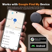 Mini traceur GPS intelligent pour Android, localisateur anti-perte compatible Google Find My Network, mini Air Tag avec buzzer intégré, en plastique