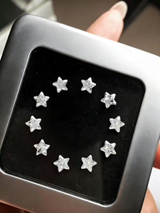 Piedra Suelta en Forma de Estrella Cultivada en Laboratorio, Certificada por IGI, 3mm-5mm, VVS1, Excelente, Gema Sintética Blanca para Joyería, Diseño Personalizado - Product Image 4