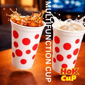 Food-Graded Polka Dot Custom Printing 200 ml <b>Plastic</b> PP Polypropylene <b>Cup</b> made in Indonesia - Product Image 2