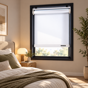 Persiana Enrollable Eléctrica Personalizada con Filtro de Luz, Cortina de Privacidad para Ventana, Cubierta Moderna para Ventana Corredera, Ecológica, Directo de Fábrica, ODM - Product Image 1