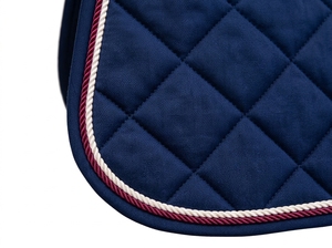 Almohadilla de Silla de Montar Acolchada Azul Marino para Equitación, Salto y Doma, con Parches de Algodón, Transpirable, Absorbente de Impactos, Duradera, Personalizable OEM ODM - Product Image 3