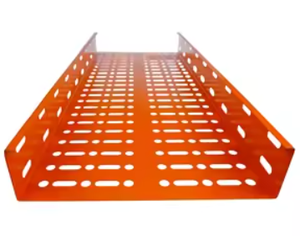 Bandeja de gestión de cables de acero dulce con recubrimiento en polvo FinePunch FP-CT-MS-002 para cableado eléctrico e industrial, fabricada en India - Product Image 2