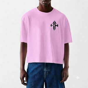 Camiseta Casual de Algodón 100% para Hombre, de Primera Calidad, Corte Holgado, con Logotipo Personalizado Serigrafiado, Color Azul Marino, de Secado Rápido, Cuello Redondo - Product Image 4