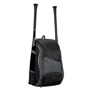Sac de baseball compact et imperméable antivol avec broderie, bretelles rembourrées faciles à transporter, séparateur d'équipement et support pour gant de baseball - Product Image 1