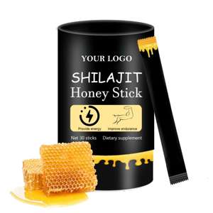 Bâtonnets de miel de Shilajit de l'Himalaya avec étiquette personnalisée, miel naturel, bâtonnet de miel de Shilajit de qualité supérieure, fournisseur en gros, complément énergétique - Product Image 6
