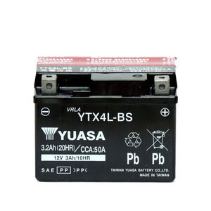 Nueva Batería de Motocicleta de Plomo-Ácido YTX4L-BS 12V 3AH Certificada de Taiwán con 18 Meses de Garantía para YUASA - Product Image 1