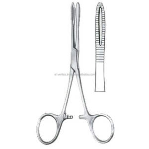 Pinces à artères Kronlein A-1 VERITAS de qualité supérieure, 13 cm, en acier inoxydable, ensemble d'instruments |   Porte-aiguille manuel - Product Image 6