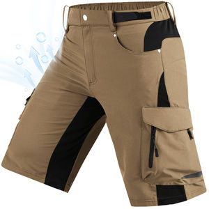 Shorts de plage d'été pour hommes, écologiques, style maille gaufrée losange, anti-plis, robustes, décontractés, pour la course - Product Image 1