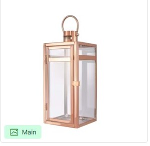 Premium Metal <b>Lantern</b> <b>Candle</b> Holder Polished Finish Durable Windproof Design With Handle Stylish Indoor Outdoor Decor - Product Image 6