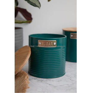 Frascos de almacenamiento de café y té de azúcar pulido de cobre de bajo precio, bote hecho a mano para cocina de restaurante de Hotel en casa - Product Image 5