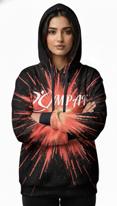 Sweat à capuche unisexe oversize élégant et décontracté pour l'hiver, avec design brodé et imprimé, idéal pour le style streetwear quotidien - Product Image 2