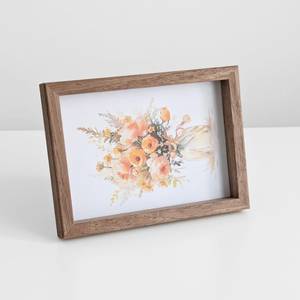 Cadre photo vertical décoratif en bois naturel fait main et écologique pour utilisation sur table dans le salon, la chambre ou le bureau - Product Image 2