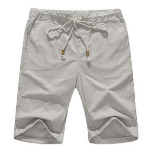 กางเกงขาสั้นชายหาดผ้าแคนวาสกันลม 100% ผ้าฝ้ายทรงคลาสสิค สวมใส่สบายสำหรับฤดูร้อน ปี 2026 ขายส่ง ราคาสมเหตุสมผล - Product Image 3