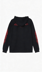 Fabricant OEM – Nouveauté : Sweat-shirt unisexe d'hiver personnalisé avec patchwork, appliqué brodé, logo, en molleton 100 % coton épais, écologique et à séchage rapide - Product Image 5