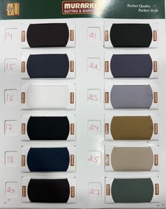 Soft Breathable Quick-Dry Wrinkle Resistant Plain Woven Viscose/Polyester Stretch Lightweight Dress Garment Fabric 205 GSM - Product Image 1