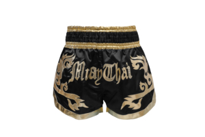 Pantalones Cortos de Muay Thai Antiarrugas, Elásticos y Lisos, de Alta Calidad, Venta al Por Mayor de Fábrica, para Lucha, MMA y Kick Boxing - Product Image 2