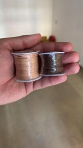 Cordon en cuir plat de 0,6 mm pour la fabrication de bijoux, le tressage, l'artisanat, les accessoires de bricolage, vente en gros de ficelle en cuir - Product Image 4