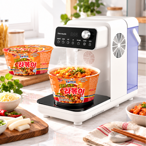 เครื่องทำราเม็งเกาหลีอัตโนมัติ ระบบเหนี่ยวนำความร้อน เครื่องทำบะหมี่กึ่งสำเร็จรูป อุปกรณ์ครัวเชิงพาณิชย์ - Product Image 2