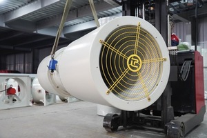 Ventilateurs industriels certifiés CE, extracteurs de fumée centrifuges Jetfan avec acier CT3 pour sous-sol Jet PL-C au Vietnam, support OBM - Product Image 4