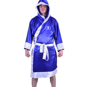 Venta al por Mayor de Fábrica: Bata de Boxeo para Hombre en Satén/Poliéster, de Secado Rápido, Transpirable y Personalizable - Product Image 2