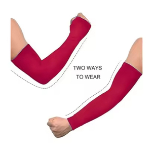 Ensembles de manchons de bras sportifs unisexes légers en coton respirant pour le fitness, la course à pied et le cyclisme - Séchage rapide et écologiques - Product Image 4