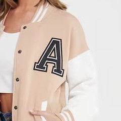 Women's Embroidered Letterman Leather Varsity Jacket Premium Wool Body OEM ODM Factory Sample Service Available - Product Image 3