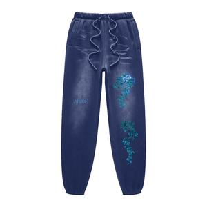 Pantalons de jogging pour hommes avec impression DTF de qualité supérieure, logo personnalisé, en molleton de coton, respirants, tissu de haute qualité, fabrication OEM et ODM - Product Image 4