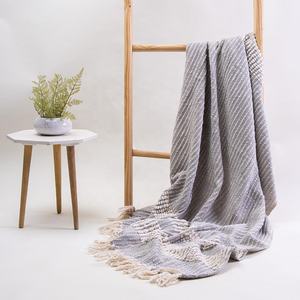 100% Cotton Woven <b>Throw</b> Sofa <b>Blanket</b> Indian Decorative Bedding with Printed Different Designs for Home or Hotel - Product Image 6