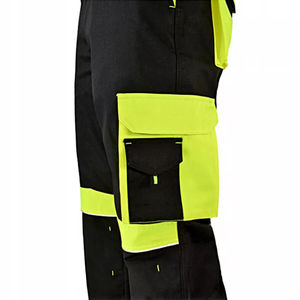 Pantalones de Trabajo para Hombre, Overol con Tirantes, Pantalones Multibolsillos, Overol Protector, Uniformes de Seguridad de Algodón - Product Image 5