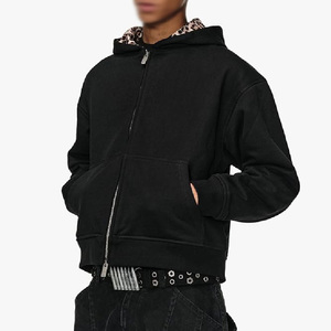 Men's Heavyweight Fleece Custom Printed Pullover Hoodie 100% Cotton Boxy Tie-<b>Dye</b> Design Plain Dyed Regular Fit Winter - Product Image 5