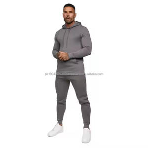 2026 Wholesale Men's Gym Fitness <b>Tech</b> Fleece Training Tracksuit Two-Piece Jogging Track Suit for Winter Sports 2026 - Product Image 1