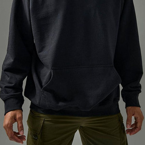 Sweat-shirts à capuche pour hommes, très demandés, avec logo frontal uni, respirants, séchage rapide, impression numérique, teinture unie, pour l'hiver - Product Image 3