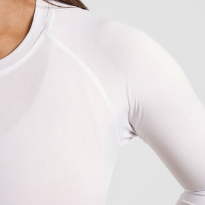 Light Weight And Comfortable Fit Women Compression Shirts Slim Fit Plain Dyed Women Compression Shirts - Product Image 3