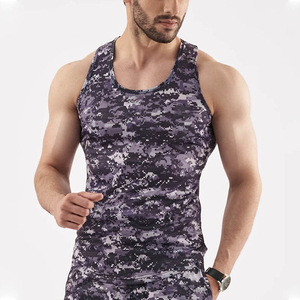 2026 Men's High Quality Muscle Fit Summer Gym Tank <b>Top</b> Breathable Knitted Eco-Friendly Quick Dry Anti-shrink Custom Logo Casual - Product Image 1