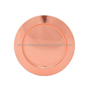Finition argent rouillé, assiette de chargeur décorative, assiettes - Product Image 6