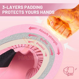 OEM Services Latest Style Leather Boxing <b>Gloves</b> Custom Made Light <b>Weight</b> <b>Training</b> <b>Gloves</b> with Moisture Wicking - Product Image 5