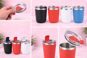 Mug à café en acier personnalisé HeartCup avec impression pour usage promotionnel au bureau - Product Image 3