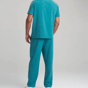 Medical <b>Scrubs</b> <b>Set</b> with Pockets Clinic Uniform for Hospital Nurses - Product Image 3