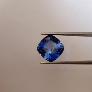 Zafiro Azul Corte Cojín 100% Hecho a Mano en Laboratorio, Pulido, Piedra Preciosa Suelta para Joyería Elegante y Moderna - Product Image 4